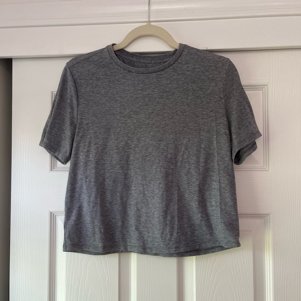 Outdoor Voices Heather Gray Crew Tee